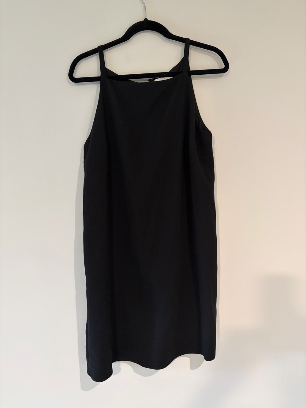 Wayf Black Shift Mini Dress